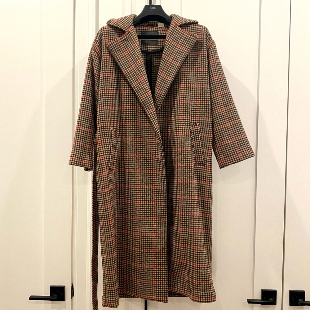 Checkered coat